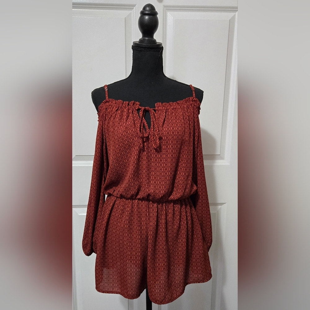 EVERLY Long Sleeve Romper